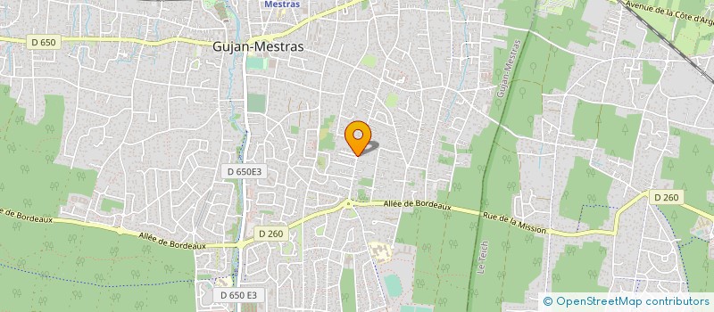 localisation de l'entreprise MADAME LYDIE LARRIVET à GUJAN-MESTRAS