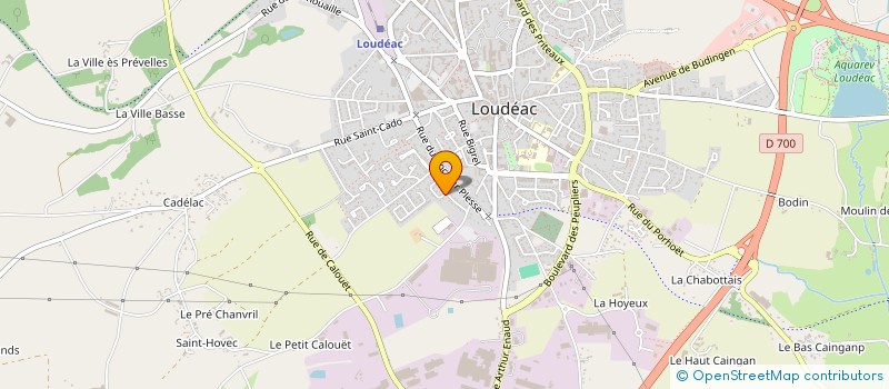 localisation de l'entreprise MADAME LYDIE LE BELLEC à LOUDEAC