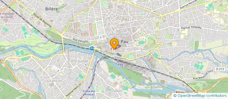 localisation de l'entreprise MADAME LYDIE LE BER à PAU