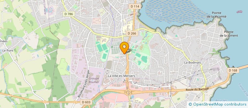 localisation de l'entreprise MADAME LYDIE LE CORVAISIER  DINARD