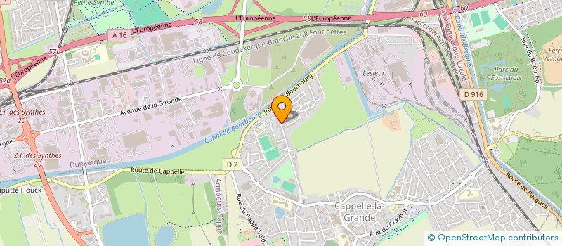 localisation de l'entreprise MADAME LYDIE LEBEGUE  CAPPELLE-LA-GRANDE