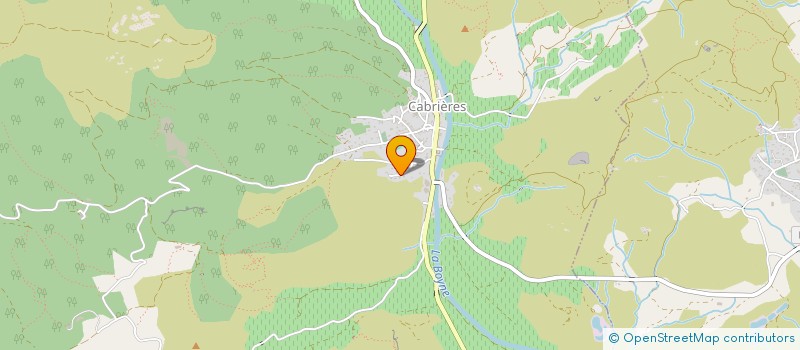 localisation de l'entreprise MADAME LYDIE LEBRARD  CABRIERES