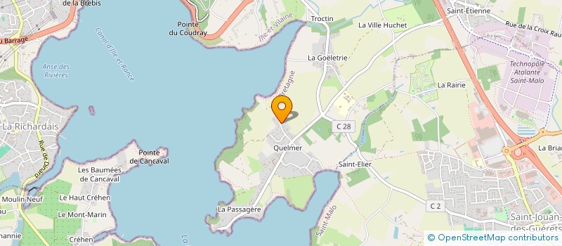 localisation de l'entreprise MADAME LYDIE LEBRET à SAINT-MALO