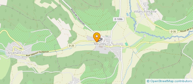 localisation de l'entreprise MADAME LYDIE LECHENAULT  MEUILLEY