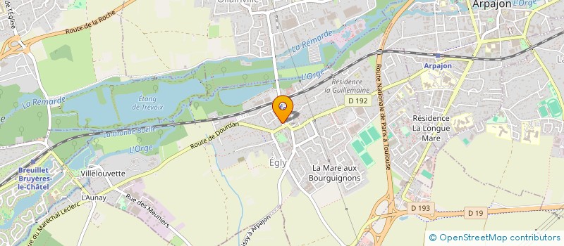 localisation de l'entreprise MADAME LYDIE LECOURT à EGLY