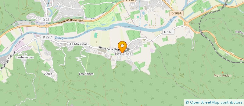 localisation de l'entreprise MADAME LYDIE LECOUTEY à LES AIRES