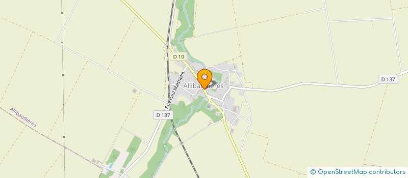 localisation de l'entreprise MADAME LYDIE LEDEMAZEL  ALLIBAUDIERES