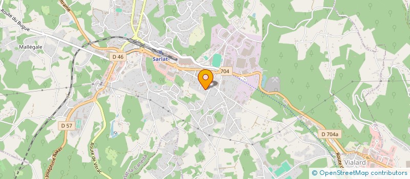 localisation de l'entreprise MADAME LYDIE LEGRAND  MARCILLAC-SAINT-QUENTIN