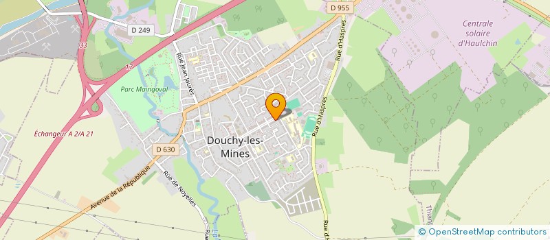 localisation de l'entreprise MADAME LYDIE LEMAIRE à DOUCHY-LES-MINES