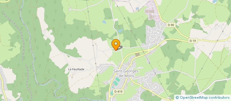 localisation de l'entreprise MADAME LYDIE LEMARCIS  SAINT-GEORGES-DE-MONS