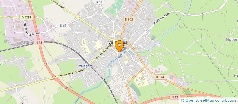 localisation de l'entreprise MADAME LYDIE LEMOIGNE  VALOGNES