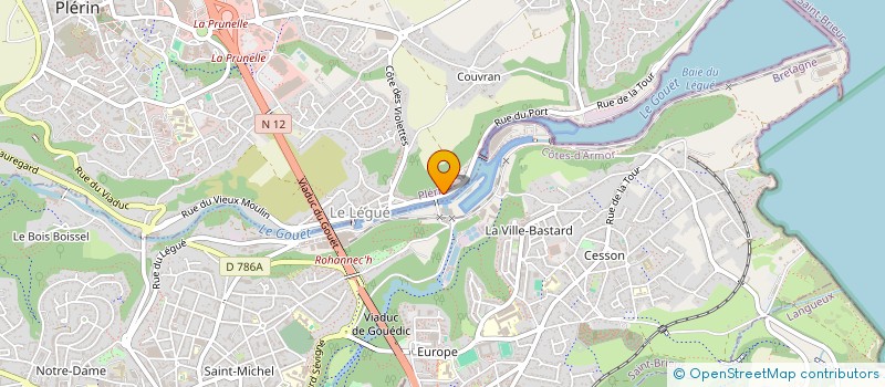 localisation de l'entreprise MADAME LYDIE LEONIDAS  PLERIN