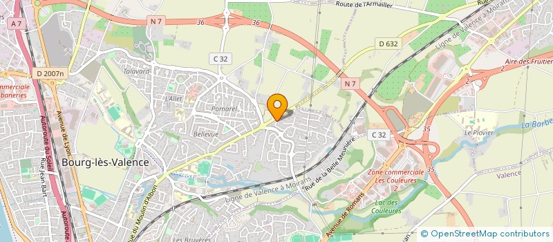 localisation de l'entreprise MADAME LYDIE LEPAGE à BOURG-LES-VALENCE