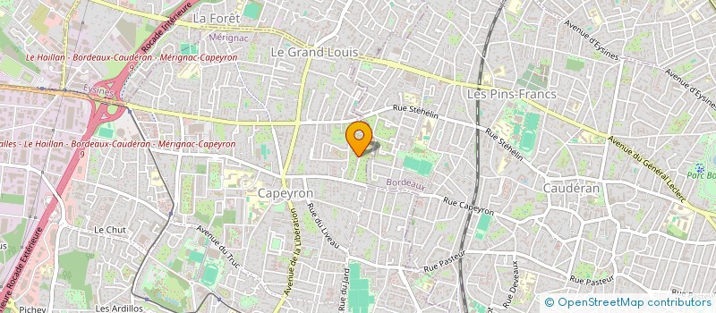 localisation de l'entreprise MADAME LYDIE LERICHE  MERIGNAC