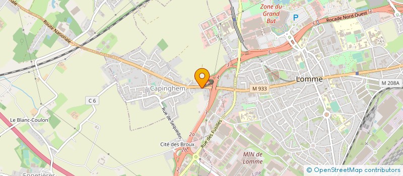 localisation de l'entreprise MADAME LYDIE LESCALIER à LILLE