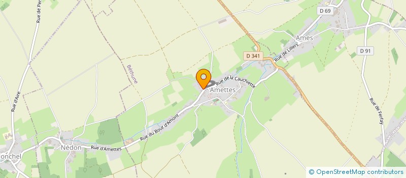 localisation de l'entreprise MADAME LYDIE LESUR  AMETTES