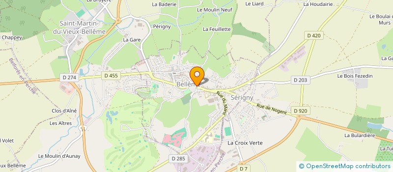 localisation de l'entreprise MADAME LYDIE LETOURNEUR à BELLEME