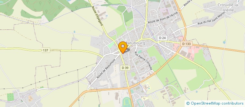 localisation de l'entreprise MADAME LYDIE LHUILLIER à LE NEUBOURG