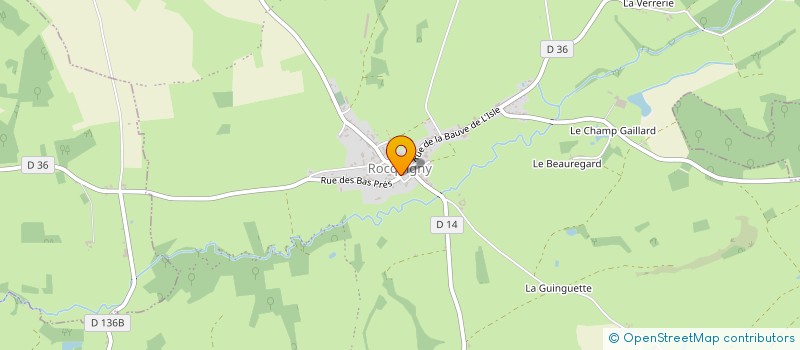 localisation de l'entreprise MADAME LYDIE LOUIS  ROCQUIGNY