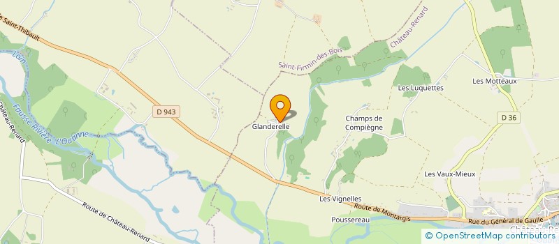 localisation de l'entreprise MADAME LYDIE LYDIE MAUJOIN  CHATEAU-RENARD