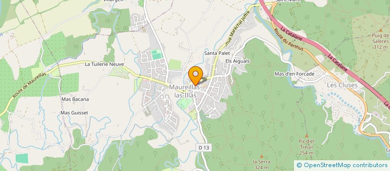 localisation de l'entreprise MADAME LYDIE M'BENZA MADINGOU  MAUREILLAS-LAS-ILLAS