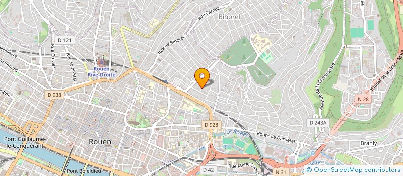 localisation de l'entreprise MADAME LYDIE MAGNAN  ROUEN