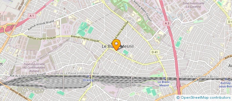 localisation de l'entreprise MADAME LYDIE MAGNE TENE à LE BLANC-MESNIL