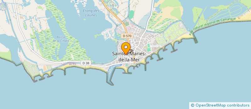 localisation de l'entreprise MADAME LYDIE MALAQUIN à SAINTES-MARIES-DE-LA-MER