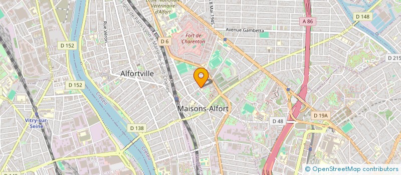 localisation de l'entreprise MADAME LYDIE MARCINIAK  MAISONS-ALFORT