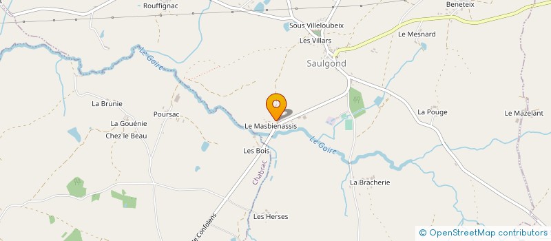 localisation de l'entreprise MADAME LYDIE MARECHAL à SAULGOND