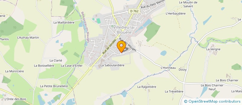 localisation de l'entreprise MADAME LYDIE MARIETTE à MONTREVAULT-SUR-EVRE