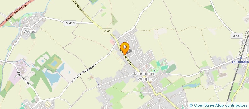 localisation de l'entreprise MADAME LYDIE MARJORIE SCHOREEEL  SAINGHIN-EN-WEPPES