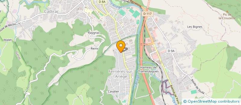 localisation de l'entreprise MADAME LYDIE MARMION à FERRIERES-SUR-ARIEGE