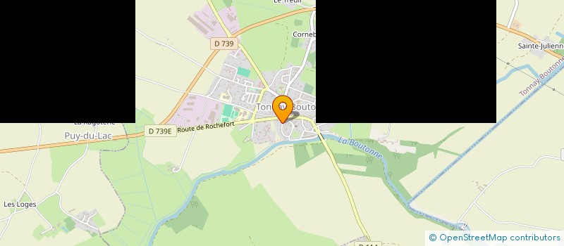 localisation de l'entreprise MADAME LYDIE MARSOL  TONNAY-BOUTONNE