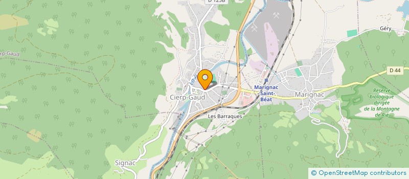 localisation de l'entreprise MADAME LYDIE MARTI  SAINT-CHEF