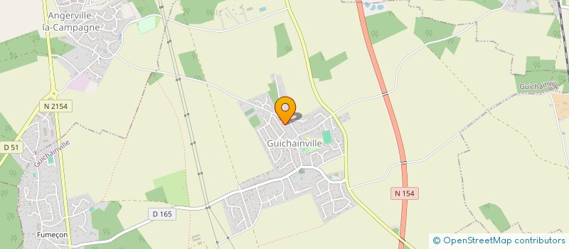 localisation de l'entreprise MADAME LYDIE MARTIN à GUICHAINVILLE