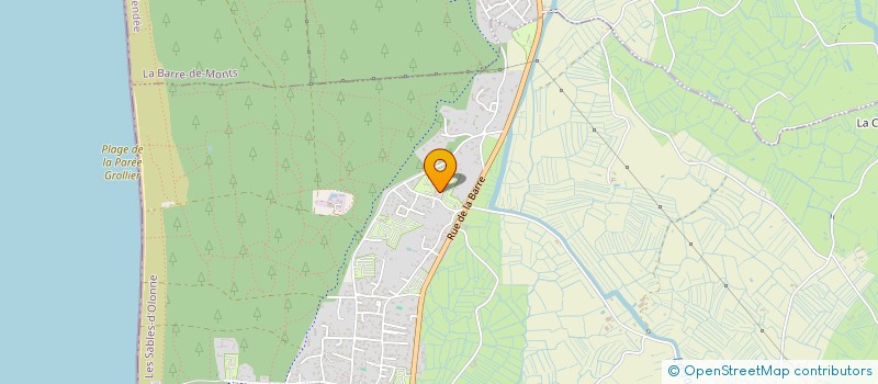 localisation de l'entreprise MADAME LYDIE MARTINET  NOTRE-DAME-DE-MONTS