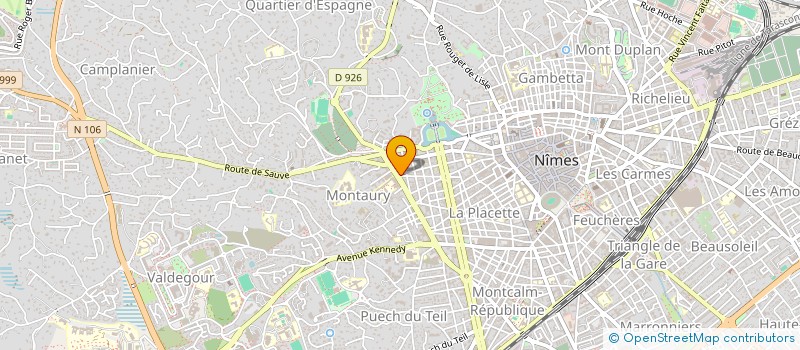 localisation de l'entreprise MADAME LYDIE MAS à NIMES