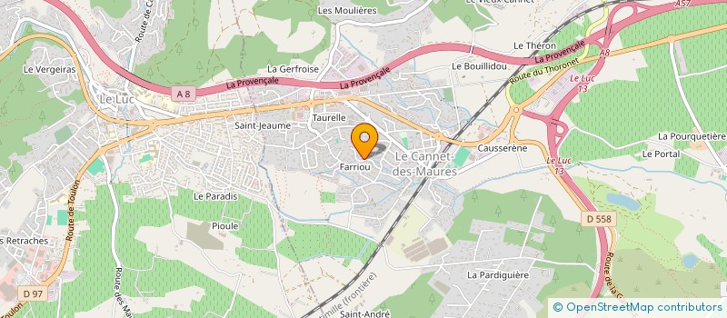 localisation de l'entreprise MADAME LYDIE MATESIC à CABASSE