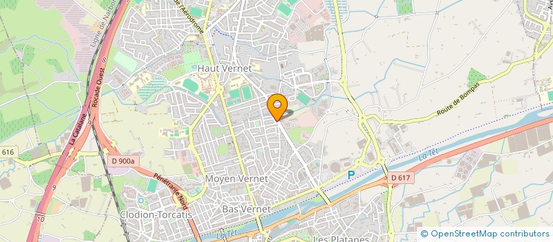 localisation de l'entreprise MADAME LYDIE MATTEONI  PERPIGNAN