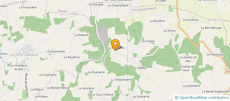 localisation de l'entreprise MADAME LYDIE MAZURE  LE GRAND-CELLAND