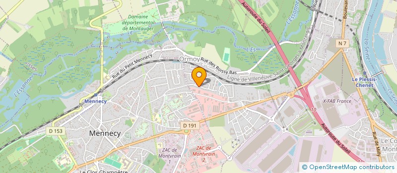 localisation de l'entreprise MADAME LYDIE MERIEUX  ORMOY