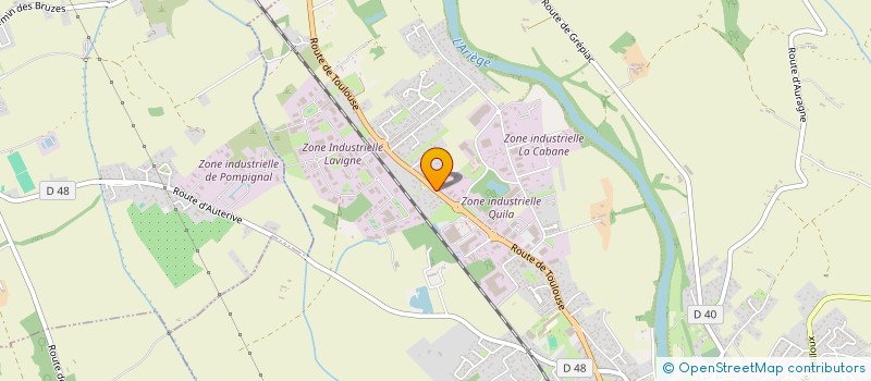 localisation de l'entreprise MADAME LYDIE METGE  AUTERIVE