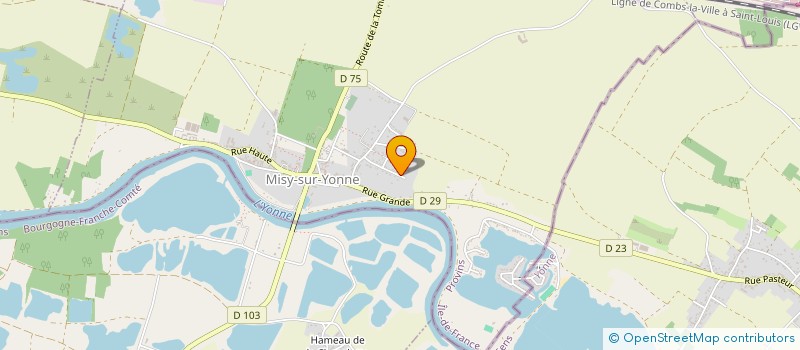 localisation de l'entreprise MADAME LYDIE METOIS  MISY-SUR-YONNE