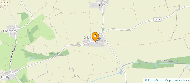 localisation de l'entreprise MADAME LYDIE MEURICE  GRIVY-LOISY