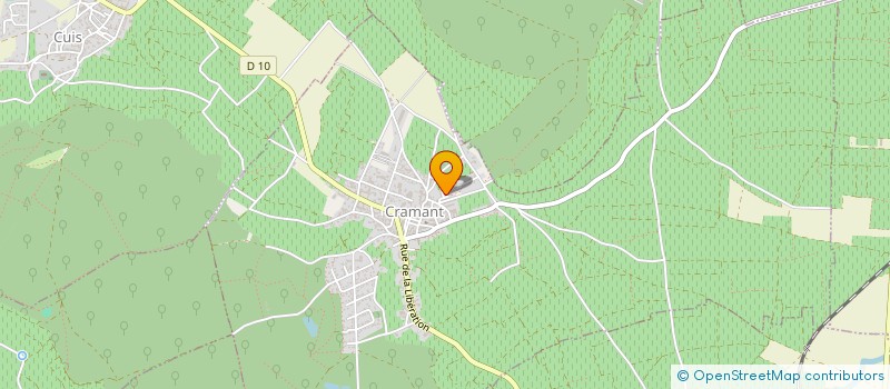 localisation de l'entreprise MADAME LYDIE MME PLIEZ LYDIE à CRAMANT