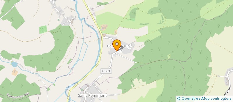 localisation de l'entreprise MADAME LYDIE MONCHABLON  BELMONT-SUR-VAIR