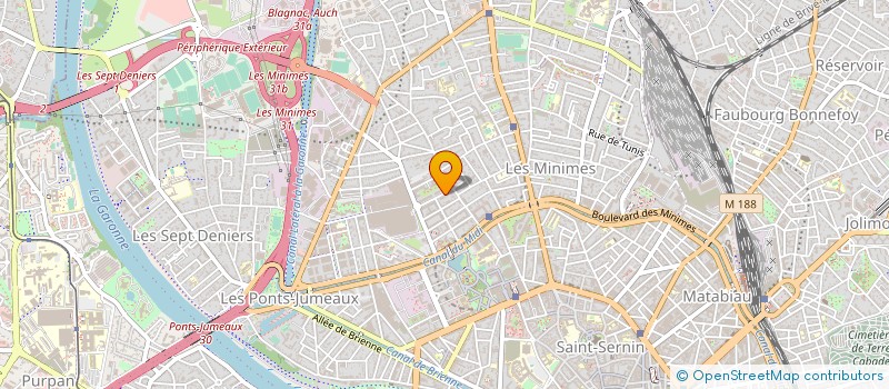 localisation de l'entreprise MADAME LYDIE MONFRAIX à TOULOUSE