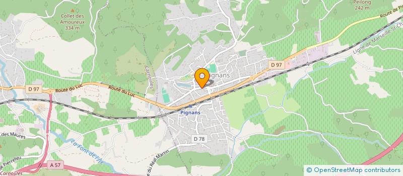 localisation de l'entreprise MADAME LYDIE MORVAN  PIGNANS