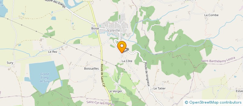 localisation de l'entreprise MADAME LYDIE MOULIN  VALEILLE